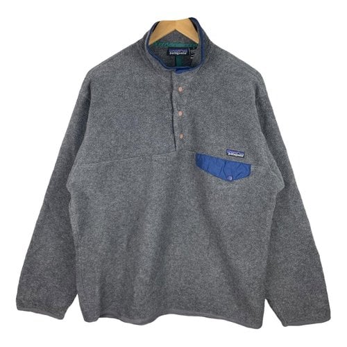 Pre-owned Patagonia Wool Sweatshirt In Grey