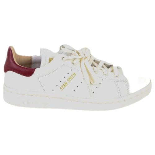 Pre-owned Adidas Originals Stan Smith Leather Trainers In White