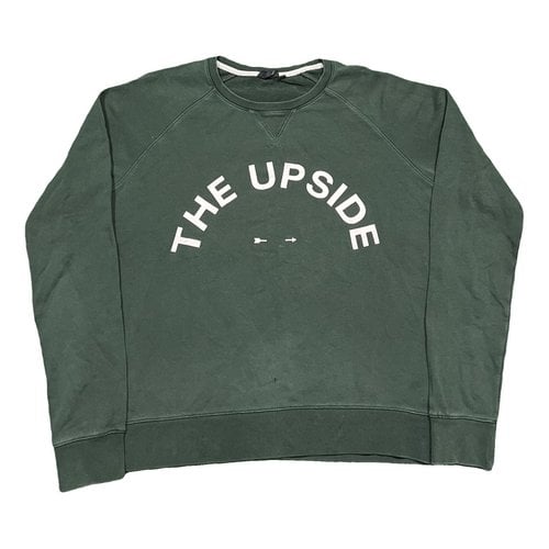 Pre-owned The Upside Sweatshirt In Green