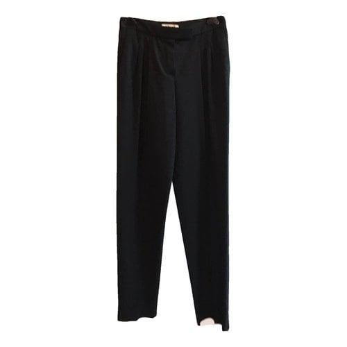 Pre-owned Chloé Trousers In Black