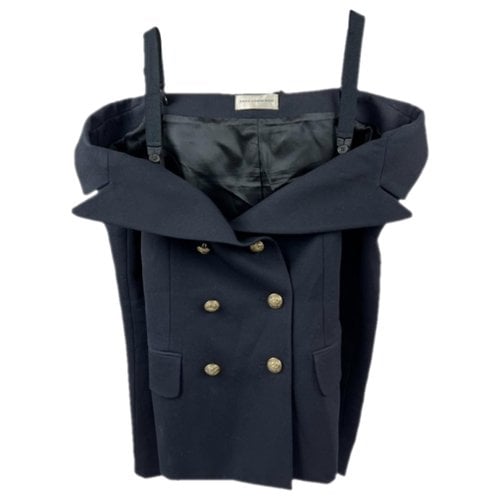 Pre-owned Faith Connexion Wool Jacket In Black