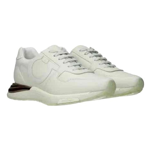 Pre-owned Ferragamo Leather Trainers In Other