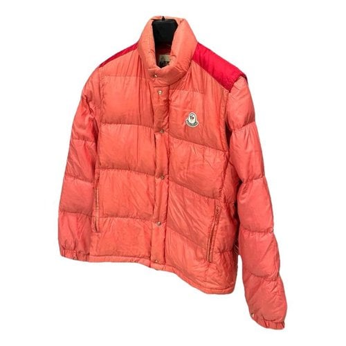 Pre-owned Moncler Classic Wool Puffer In Orange
