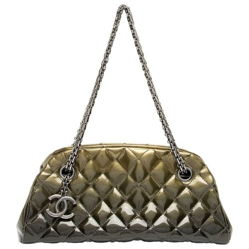 Pre-owned Chanel Mademoiselle Leather Satchel In Gold