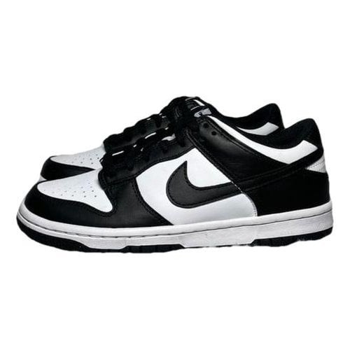 Pre-owned Nike Leather Sandals In Black