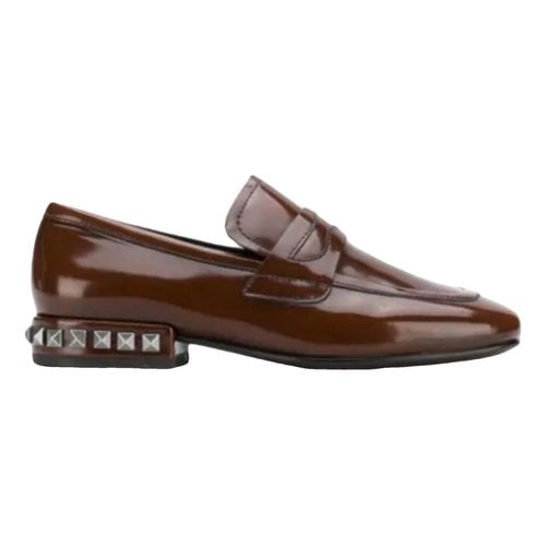 Pre-owned Ash Leather Flats In Brown
