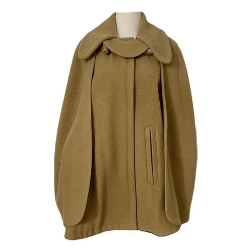 Pre-owned Chloé Wool Coat In Brown