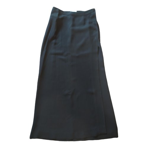 Pre-owned Costume National Maxi Skirt In Black