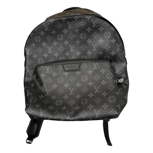 Pre-owned Louis Vuitton Leather Travel Bag In Black