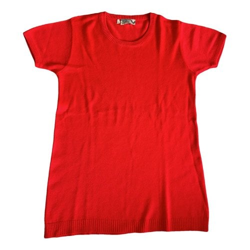 Pre-owned Valentino Wool T-shirt In Red