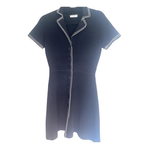 Pre-owned Sandro Spring Summer 2019 Mini Dress In Black