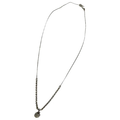 Pre-owned Courrèges Necklace In Silver