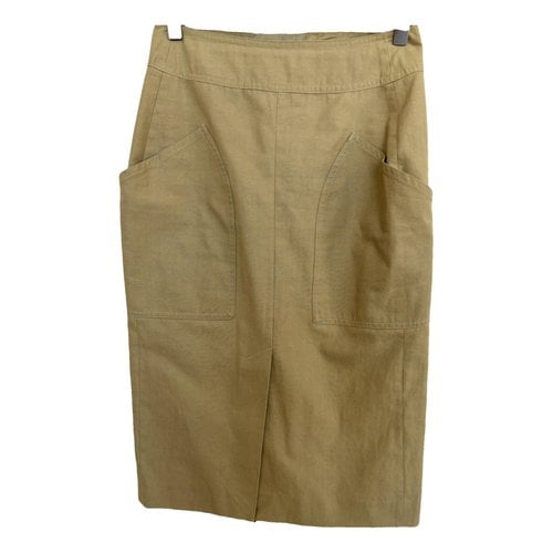 Pre-owned Isabel Marant Mid-length Skirt In Camel