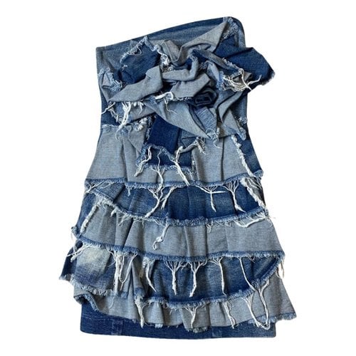 Pre-owned Redemption Mini Dress In Blue