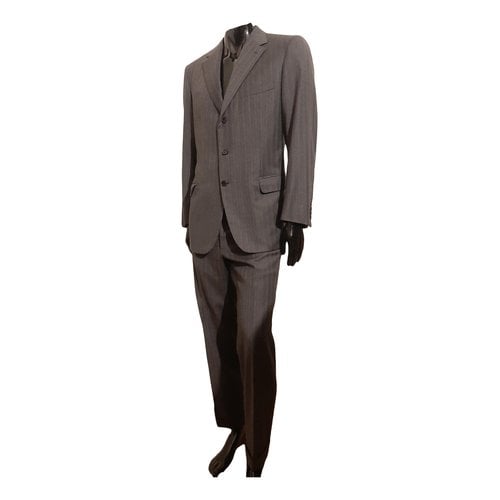 Pre-owned Brioni Wool Suit In Grey