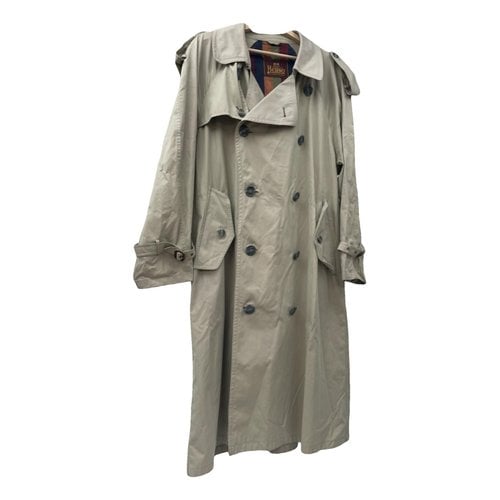 Pre-owned Herno Trench Coat In Beige