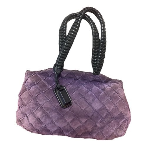 Pre-owned Giorgio Armani Handbag In Purple
