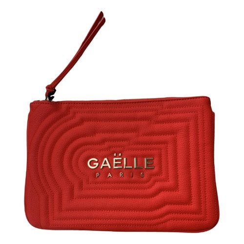 Pre-owned Gaelle Paris Handbag In Red