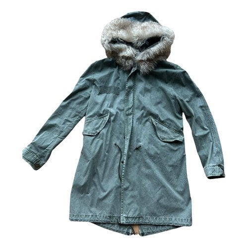 Pre-owned Mr & Mrs Italy Parka In Khaki