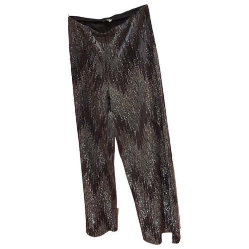 Pre-owned Missoni Large Pants In Silver