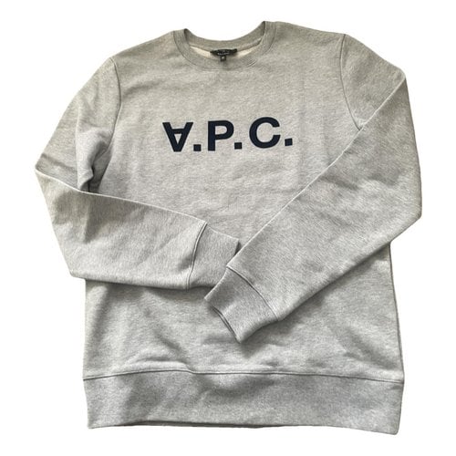 Pre-owned Apc Sweatshirt In Grey