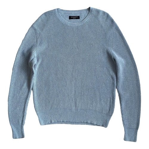 Pre-owned Allsaints Sweatshirt In Blue