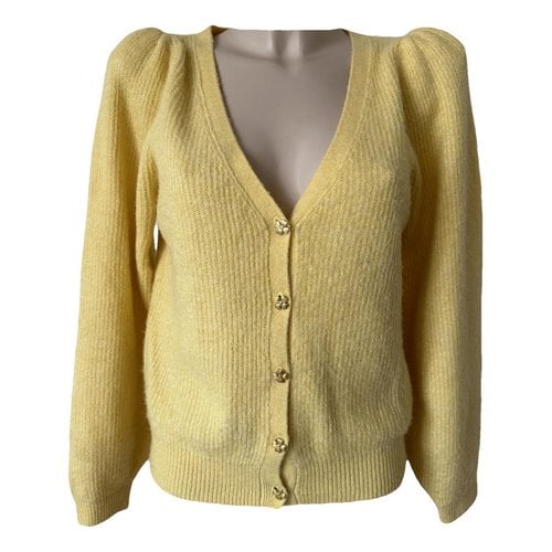Pre-owned Fabienne Chapot Cardigan In Yellow