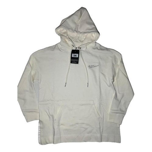 Pre-owned Barbour Sweatshirt In White