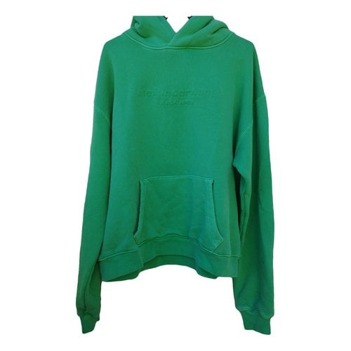 Pre-owned Alexander Wang Sweatshirt In Green