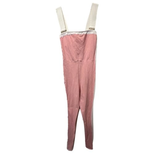 Pre-owned Alexandra Miro Jumpsuit In Pink