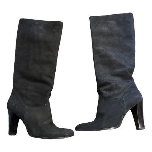 Pre-owned Penelope Chilvers Leather Boots In Black