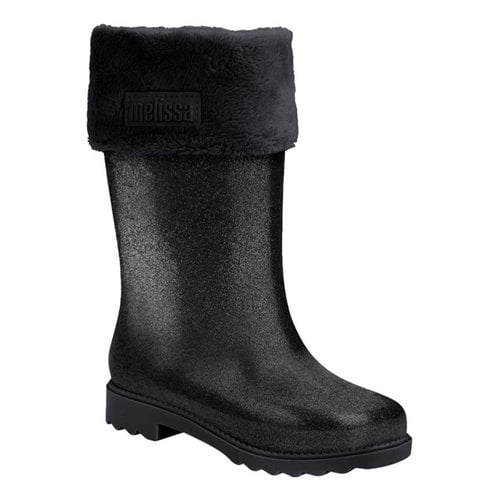 Pre-owned Melissa Boots In Black