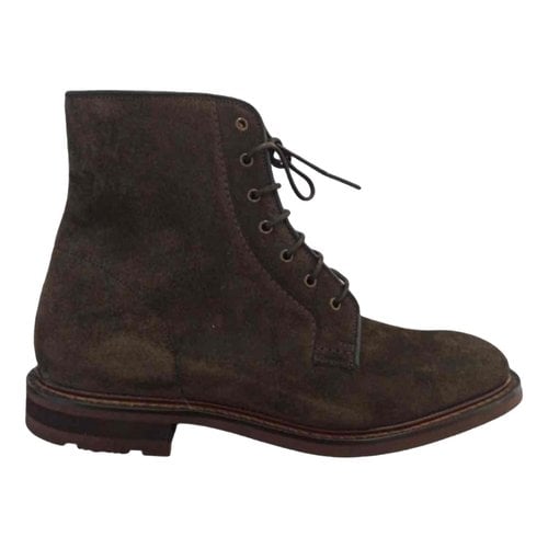 Pre-owned Church's Boots In Brown