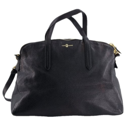 Pre-owned Carshoe Leather Handbag In Black