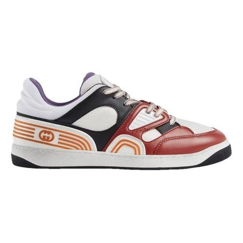 Pre-owned Gucci Low Trainers In Multicolour