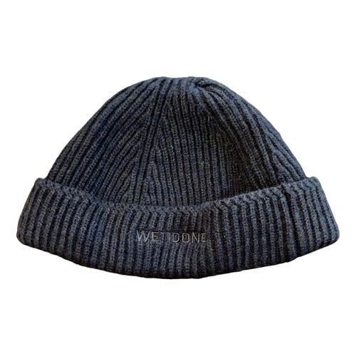 Pre-owned We11 Done Beanie In Blue