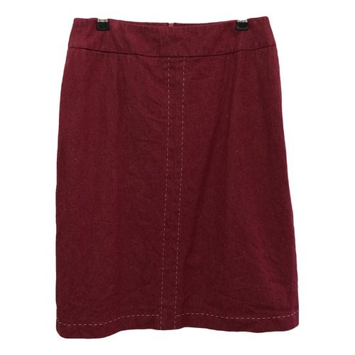 Pre-owned Max & Co Mid-length Skirt In Red