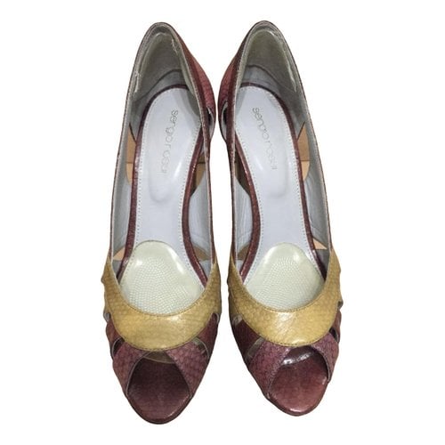 Pre-owned Sergio Rossi Patent Leather Heels In Multicolour