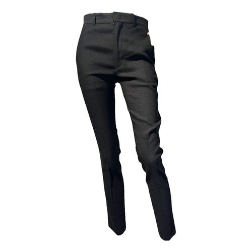 Pre-owned Isabel Marant Étoile Linen Trousers In Black