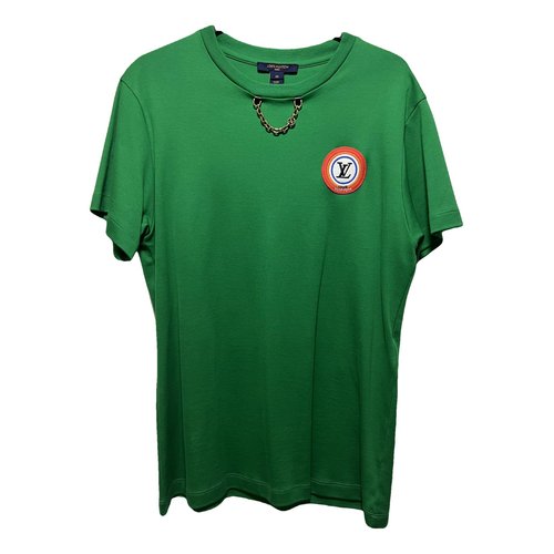 Pre-owned Louis Vuitton T-shirt In Green