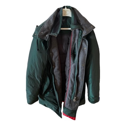 Pre-owned Armani Jeans Parka In Green