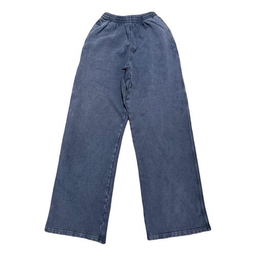 Pre-owned Skims Trousers In Blue