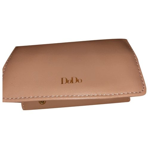 Pre-owned Dodo Vegan Leather Clutch Bag In Pink