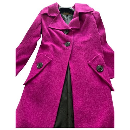 Pre-owned Vivienne Westwood Anglomania Wool Coat In Pink