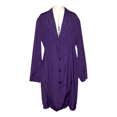 Pre-owned Jil Sander Coat In Purple
