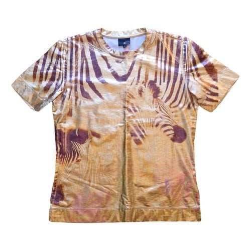 Pre-owned Just Cavalli T-shirt In Gold