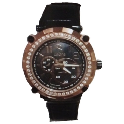 Pre-owned Cobra Society Watch In Brown
