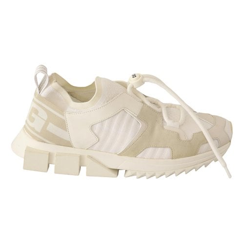 Pre-owned Dolce & Gabbana Sorrento Low Trainers In White