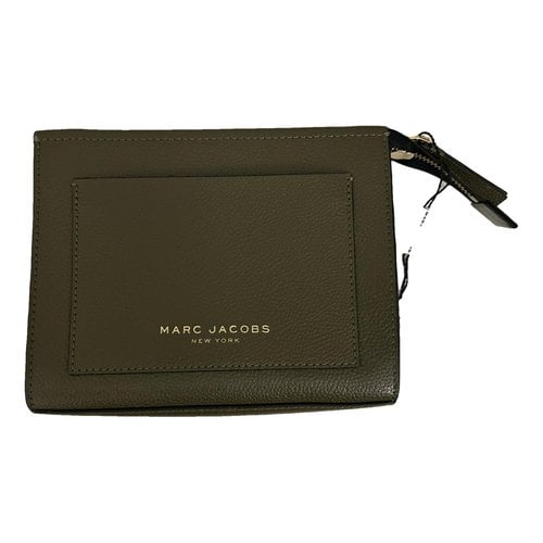 Pre-owned Marc Jacobs Leather Vanity Case In Green