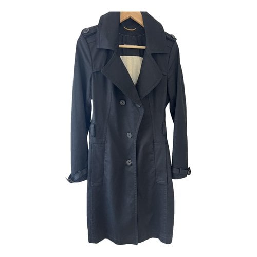 Pre-owned Drykorn Trench Coat In Black